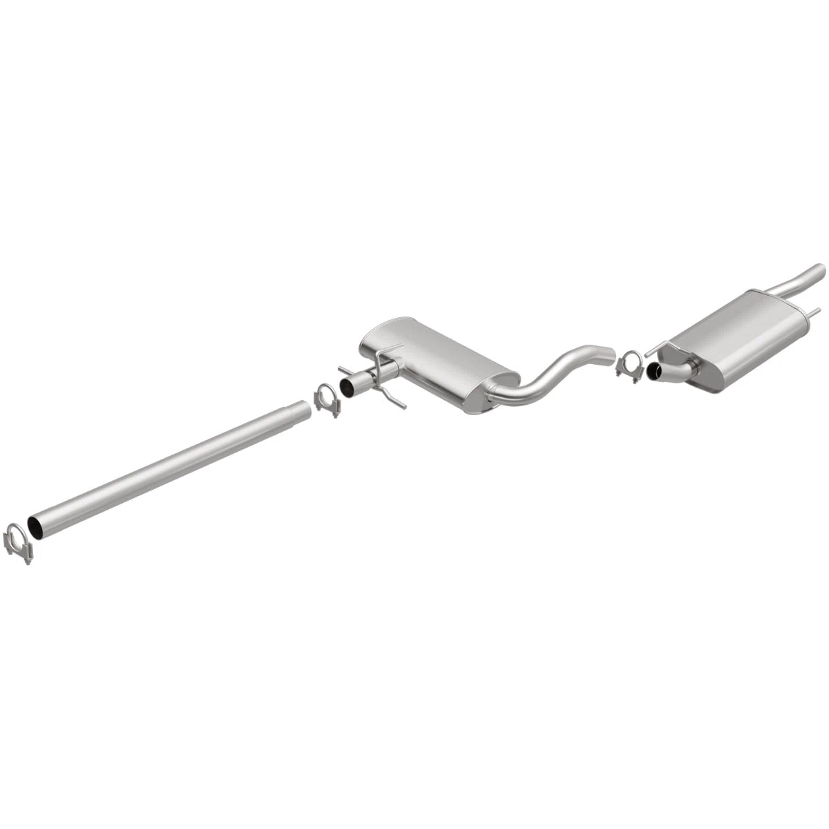 Fits 1993-2002 Volkswagen Direct-Fit Replacement Exhaust System 106-0729